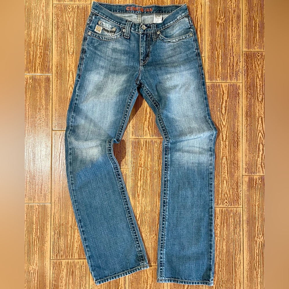 Cinch Ian Slim Boot Men's Blue Jeans, 30x36